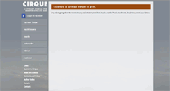 Desktop Screenshot of cirquejournal.com